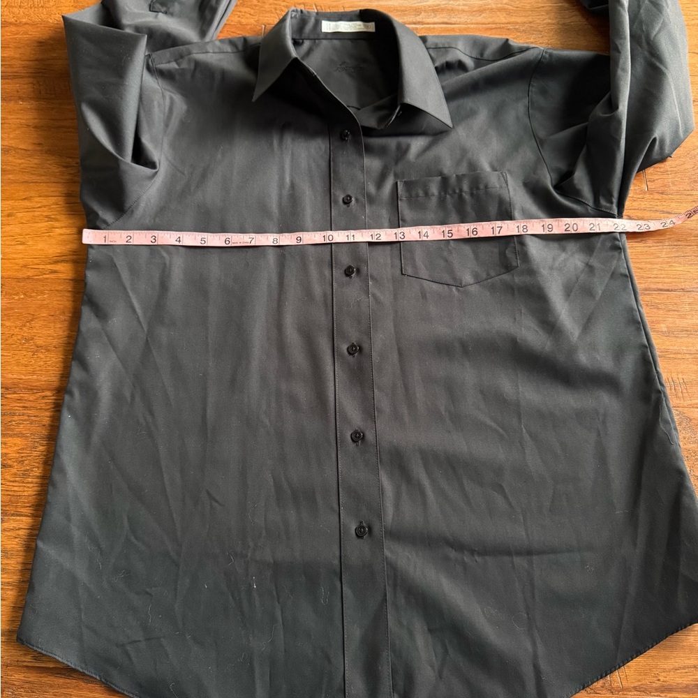 Foxcroft Black Button Shirt - Picture 5 of 8